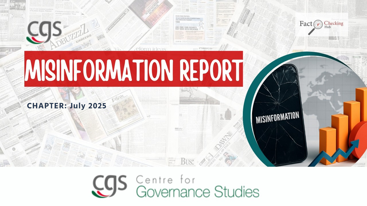 July Report on Misinformation