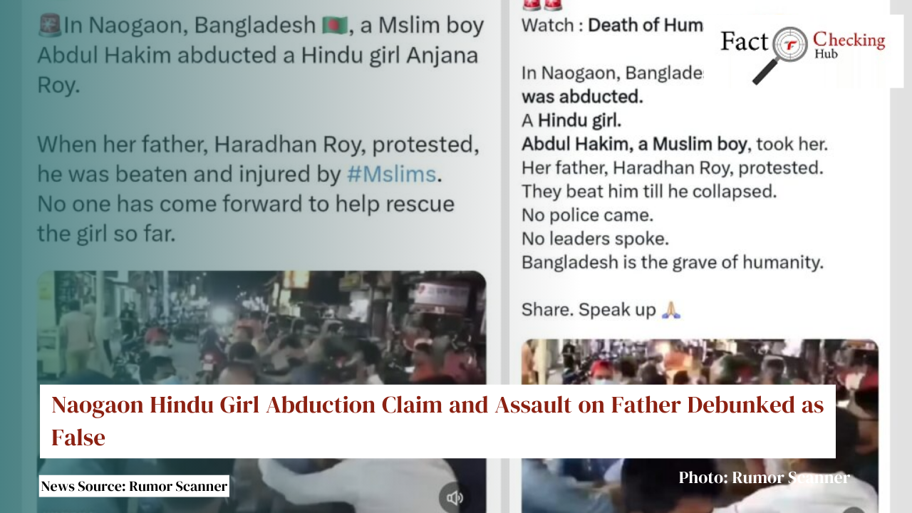 Naogaon Hindu Girl Abduction Claim and Assault on Father Debunked as False
