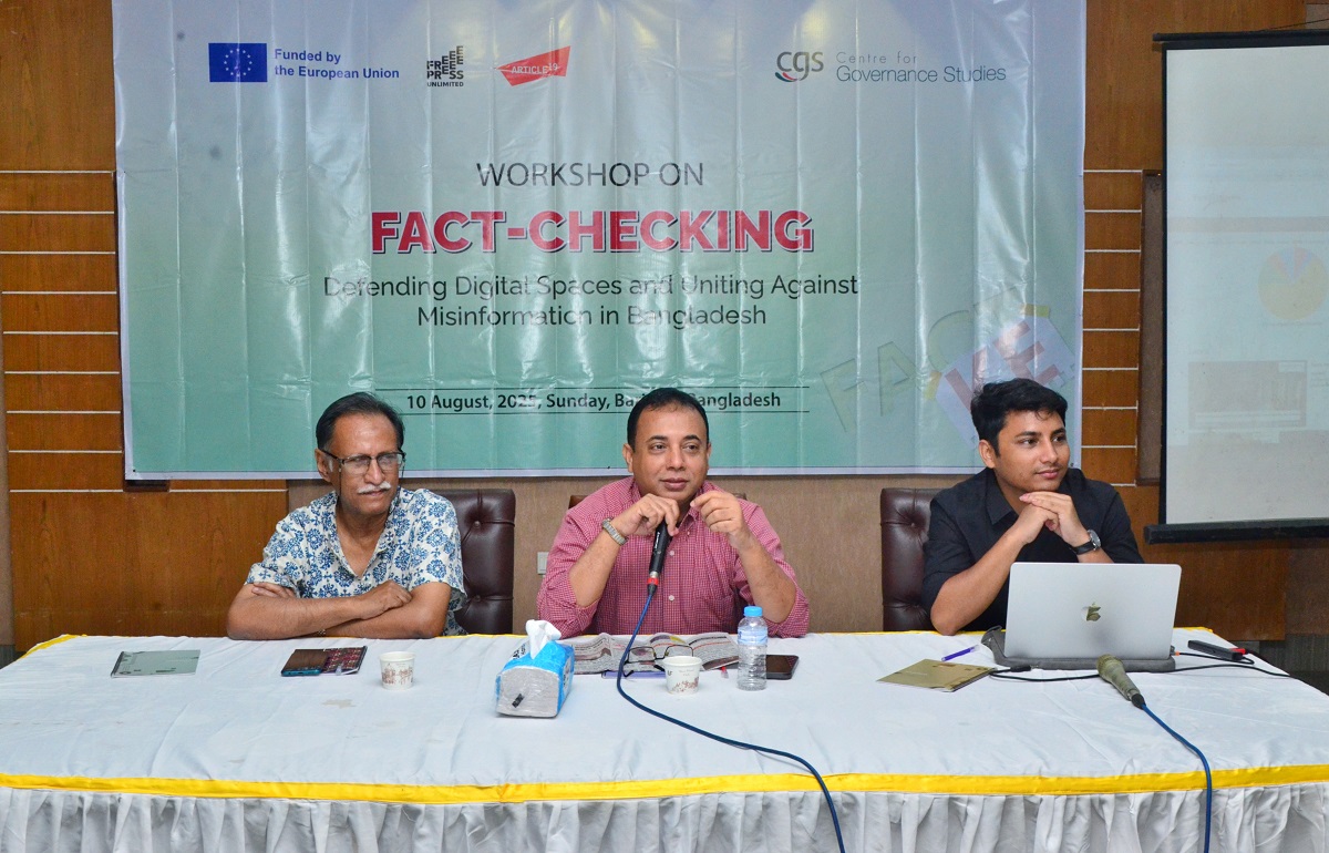 Fact-Checking Workshop for Journalists in Barishal